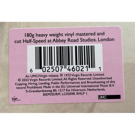 Roxy Music - Roxy Music (Half Speed) (0602507460211) виниловая пластинка - фото 9