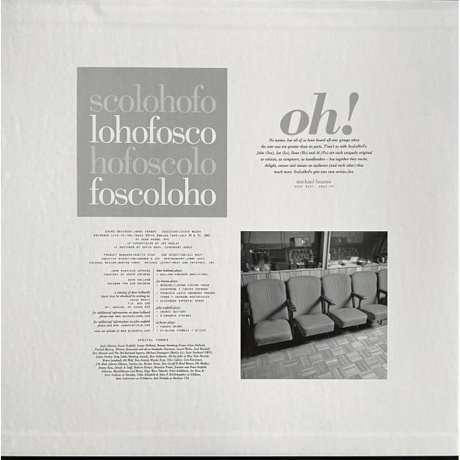 Scolohofo - Oh! (Analogue, Tone Poet) (0602438145928) виниловая пластинка - фото 2