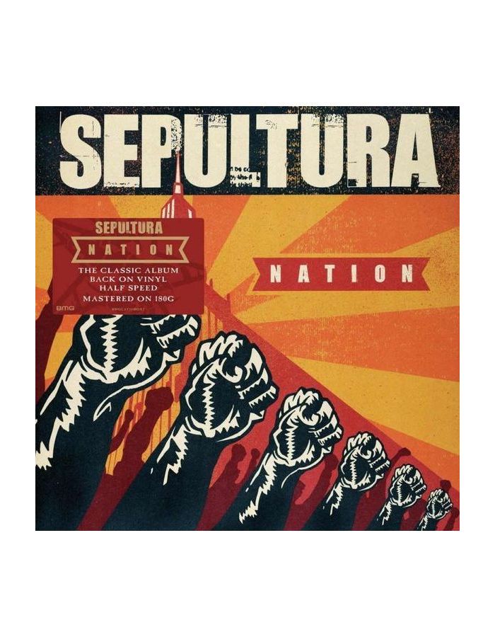 виниловая пластинка sepultura nation 4050538670868, Виниловая пластинка Sepultura, Nation (Half Speed)