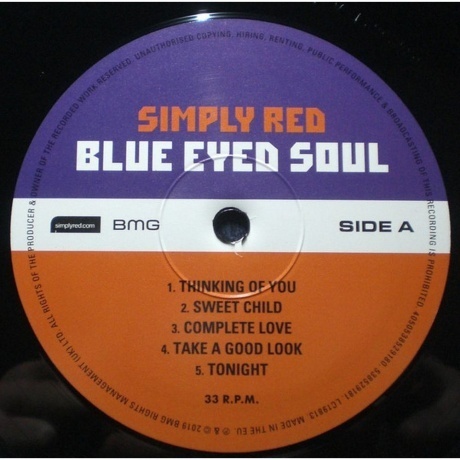 Simply Red - Blue Eyed Soul (4050538529180) виниловая пластинка - фото 8