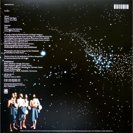 Supertramp - Crime Of The Century (0600753547441) виниловая пластинка - фото 3