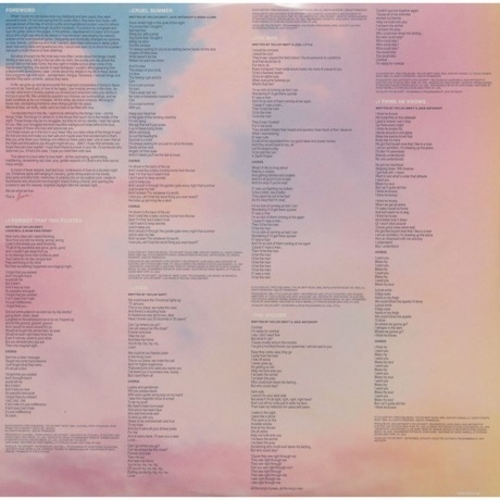 Taylor Swift - Lover (coloured) (0602508148453) виниловая пластинка - фото 8