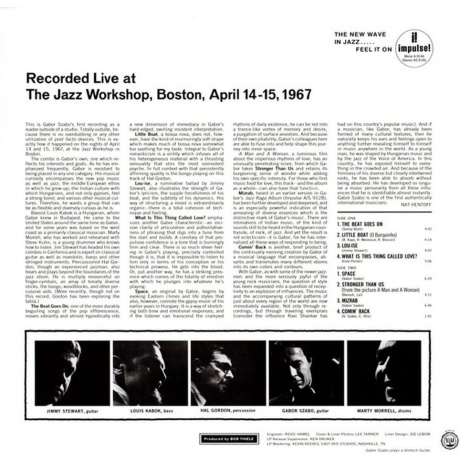 Gabor Szabo - The Sorcerer (0602448991072) виниловая пластинка - фото 3