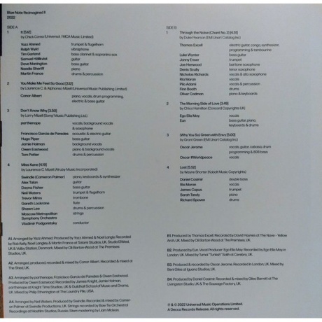 Various Artists - Blue Note Reimagined II (0602445382392) виниловая пластинка - фото 4