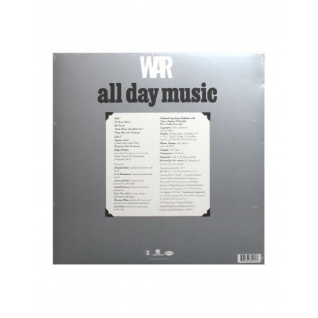 War - All Day Music (0603497844913) виниловая пластинка - фото 4