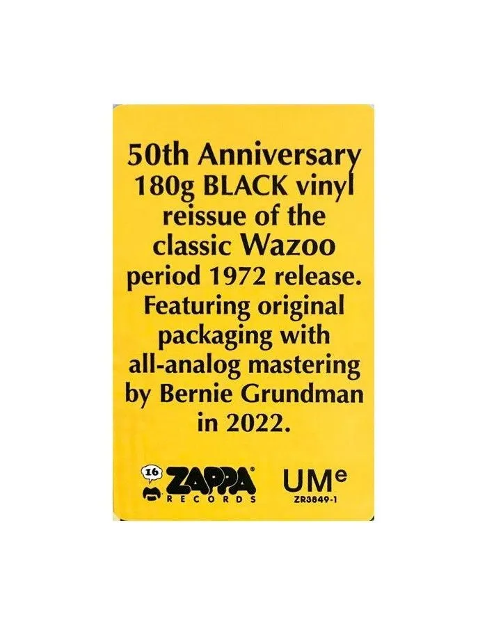 0602448139740, Виниловая пластинка Zappa, Frank, The Grand Wazoo - фото 2