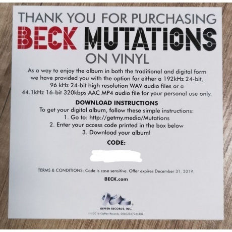 Beck - Mutations (0602557034882) виниловая пластинка - фото 8