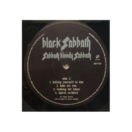 5414939920820, Виниловая пластинка Black Sabbath, Sabbath Bloody Sabbath - фото 5