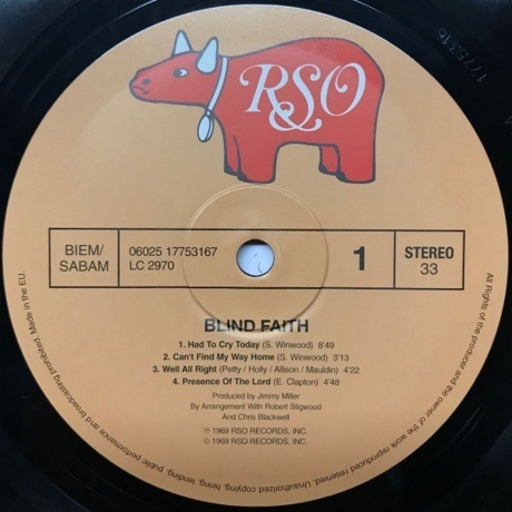 Blind Faith - Blind Faith (0602517753167) виниловая пластинка - фото 3