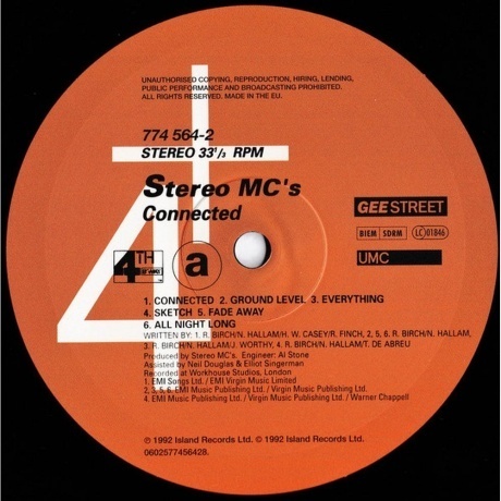 Stereo MC's - Connected (0602577456428) виниловая пластинка - фото 4