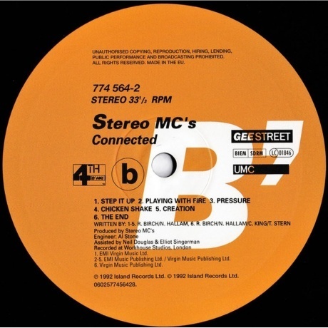 Stereo MC's - Connected (0602577456428) виниловая пластинка - фото 5