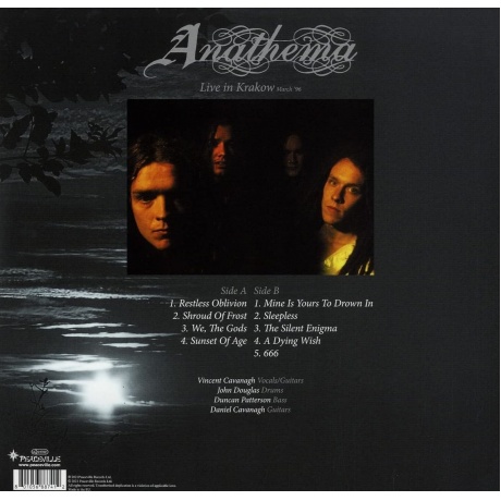 Виниловая пластинка Anathema, A Vision Of A Dying Embrace (0801056887412) - фото 2