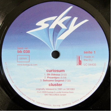 Виниловая пластинка Cluster, Curiosum (4047179374118) - фото 3