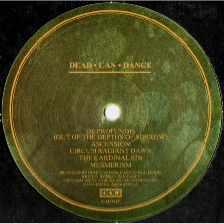 Dead Can Dance - Spleen &amp; Ideal (0652637362312) виниловая пластинка - фото 3