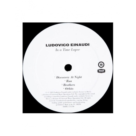 Виниловая пластинка Einaudi, Ludovico, In A Time Lapse (0602537352968) - фото 3