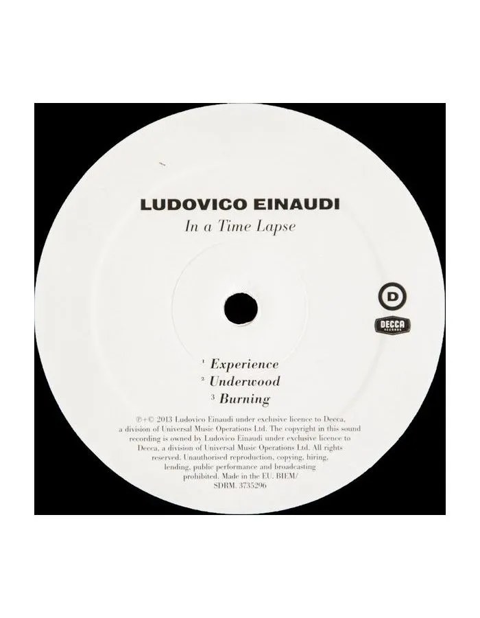Виниловая пластинка Einaudi, Ludovico, In A Time Lapse (0602537352968) - фото 5