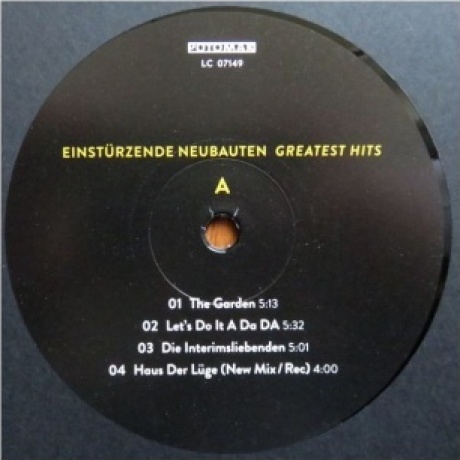 Einsturzende Neubauten - Greatest Hits (4015698008371) виниловая пластинка - фото 3