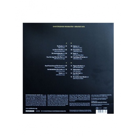 Виниловая пластинка Einsturzende Neubauten, Greatest Hits (4015698008371) - фото 2