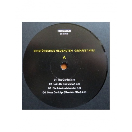 Виниловая пластинка Einsturzende Neubauten, Greatest Hits (4015698008371) - фото 3