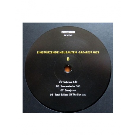 Виниловая пластинка Einsturzende Neubauten, Greatest Hits (4015698008371) - фото 4