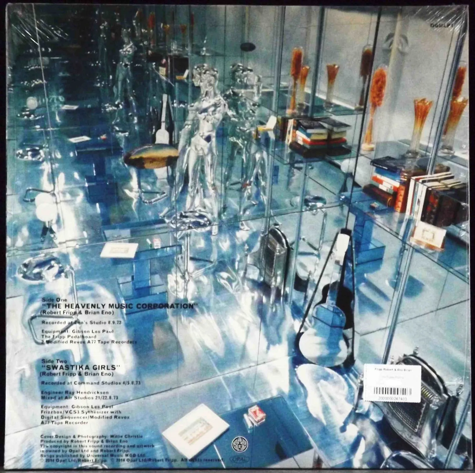 Виниловая пластинка Fripp, Robert; Eno, Brian, No Pussyfooting (0633367911612) - фото 2