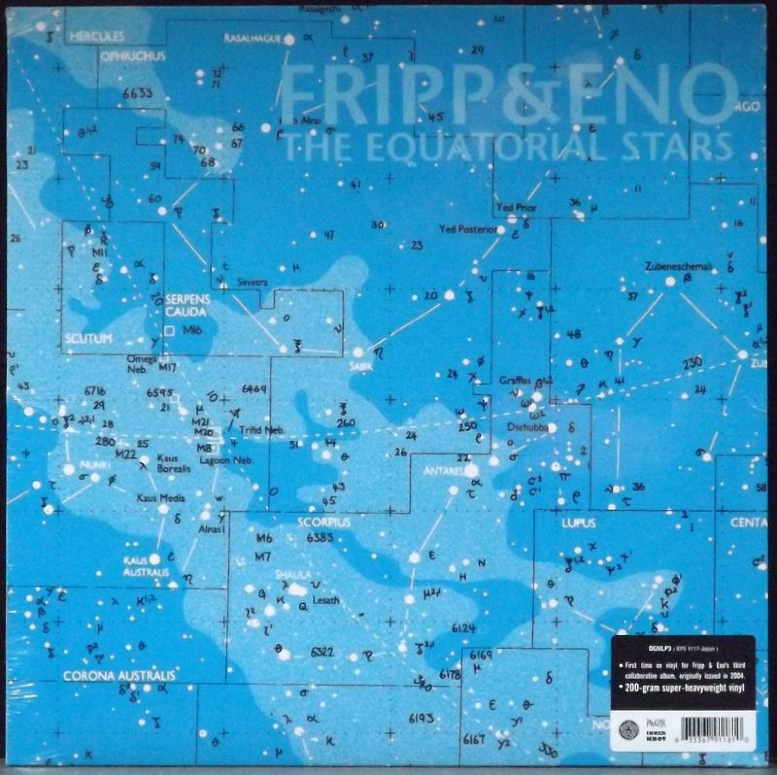 виниловая пластинка fripp robert eno brian evening star 0633367911711 Виниловая пластинка Fripp, Robert; Eno, Brian, The Equatorial Stars (0633367911810)