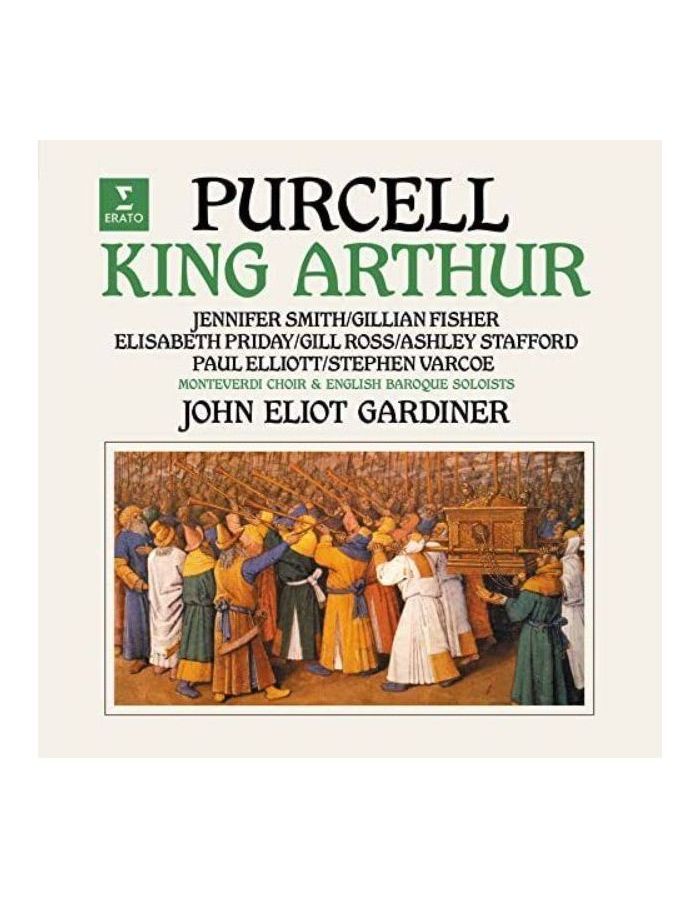 purcell king arthur 2cd Виниловая пластинка Gardiner, John Eliot, Purcell: King Arthur (5054197452543)