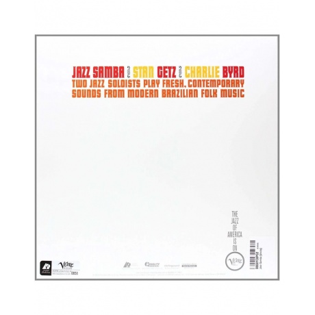 Виниловая пластинка Getz, Stan; Byrd, Charlie, Jazz Samba (Acoustic Sounds) (0602448644183) - фото 3