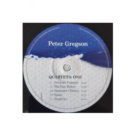 Виниловая пластинка Gregson, Peter, Quartets: One - Four (0028948631483) - фото 3