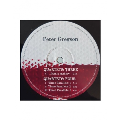Виниловая пластинка Gregson, Peter, Quartets: One - Four (0028948631483) - фото 6