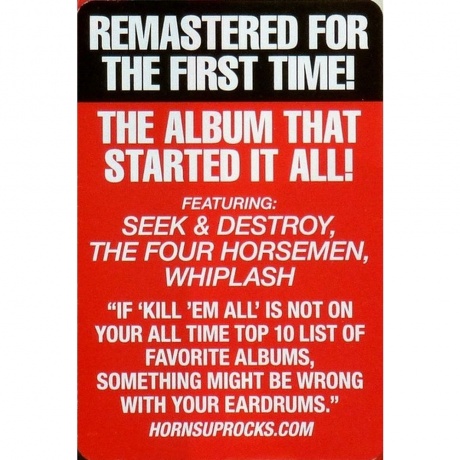 Metallica - Kill 'Em All (0858978005035) виниловая пластинка - фото 7