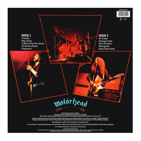 Виниловая пластинка Motorhead, Overkill (5414939852510) - фото 2