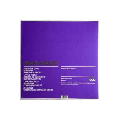 National, The, High Violet (0652637300314) виниловая пластинка - фото 4