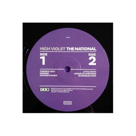 National, The, High Violet (0652637300314) виниловая пластинка - фото 6