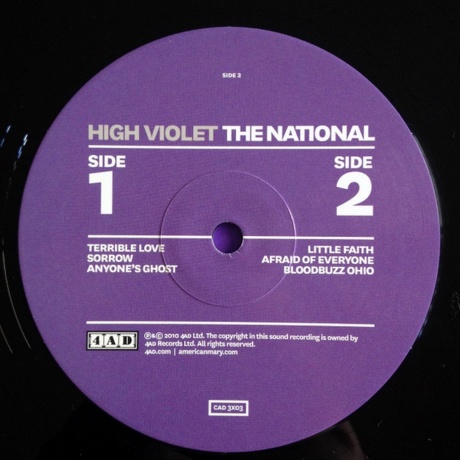 The National - High Violet (0652637300314) виниловая пластинка - фото 4