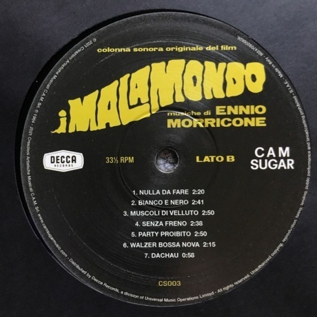 OST - I Malamondo (Ennio Morricone) (8024709206428) виниловая пластинка - фото 5