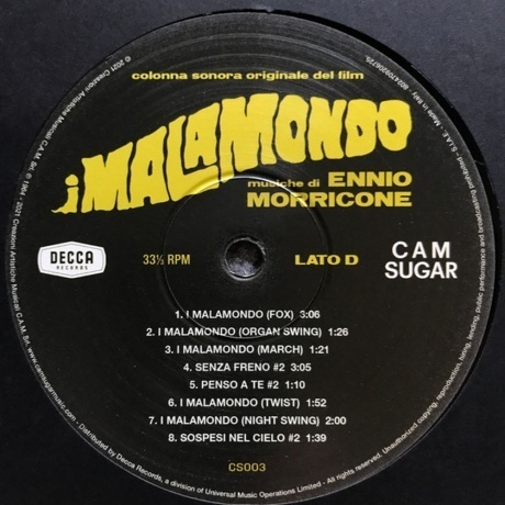 OST - I Malamondo (Ennio Morricone) (8024709206428) виниловая пластинка - фото 7