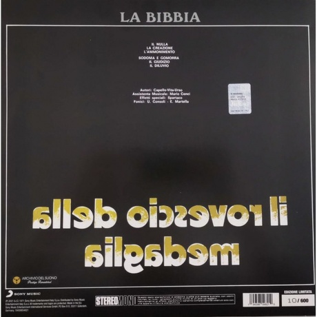 Rovescio Della Medaglia - La Bibbia (0194398548210) виниловая пластинка - фото 4