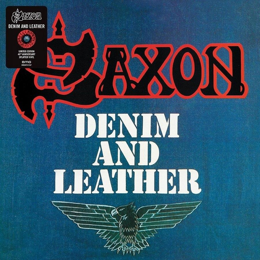 Виниловая пластинка Saxon, Denim And Leather (coloured) (4050538676686)