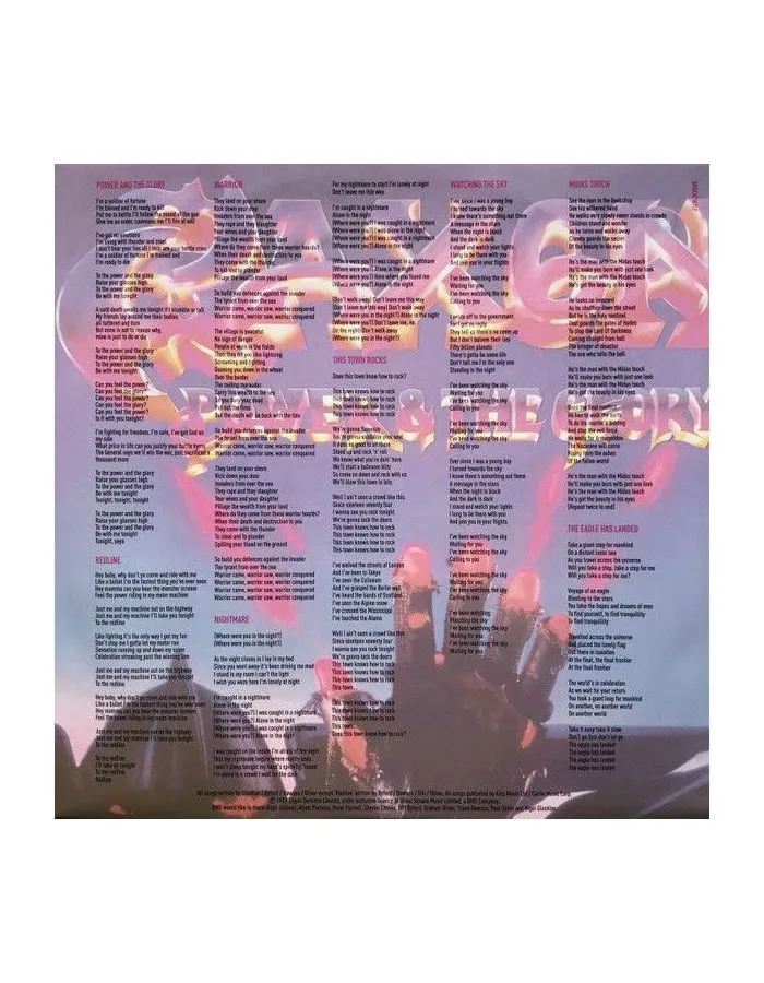 Виниловая пластинка Saxon, Power &amp; The Glory (coloured) (4050538347975) - фото 9