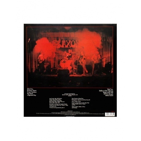 Saxon - Saxon (coloured) (4050538347852) виниловая пластинка - фото 2