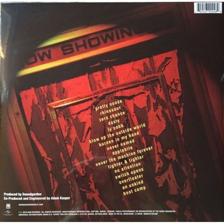 Soundgarden - Down On The Upside (0602547924469) виниловая пластинка - фото 4