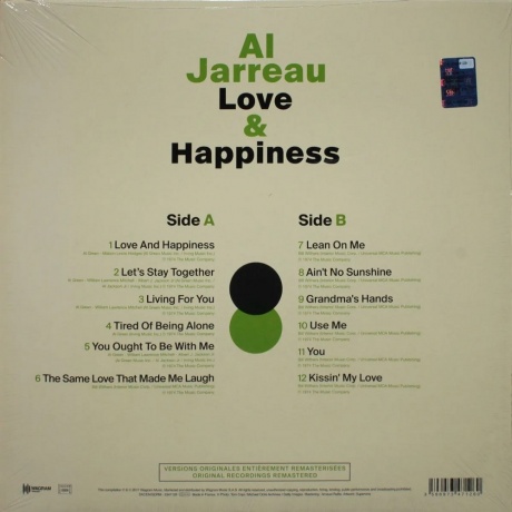Al Jarreau - Love &amp; Happiness (3596973471260) виниловая пластинка - фото 2