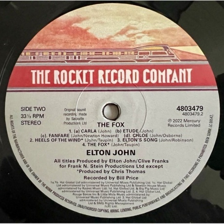Elton John - The Fox (0602448034793) виниловая пластинка - фото 5