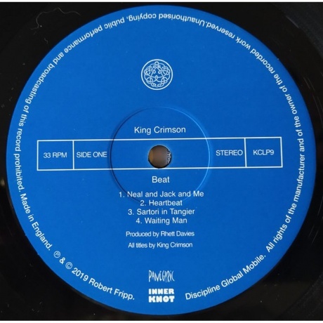 King Crimson - Beat (0633367910912) виниловая пластинка - фото 3