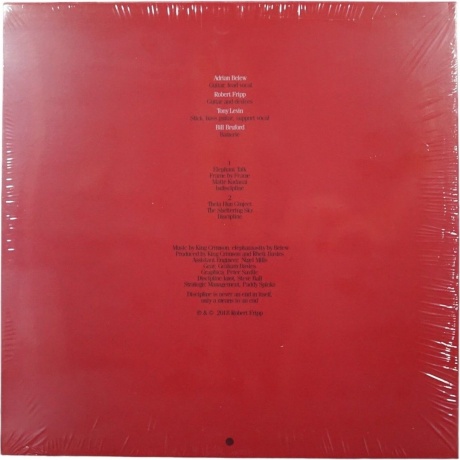 King Crimson - Discipline (0633367910813) виниловая пластинка - фото 2