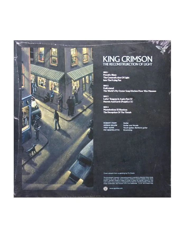 Виниловая пластинка King Crimson, The Reconstrukction Of Light (0633367911414) - фото 2