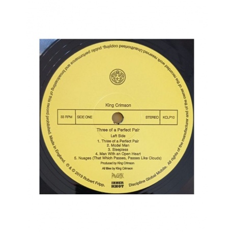 Виниловая пластинка King Crimson, Three Of A Perfect Pair (0633367911018) - фото 3