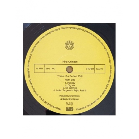 Виниловая пластинка King Crimson, Three Of A Perfect Pair (0633367911018) - фото 4
