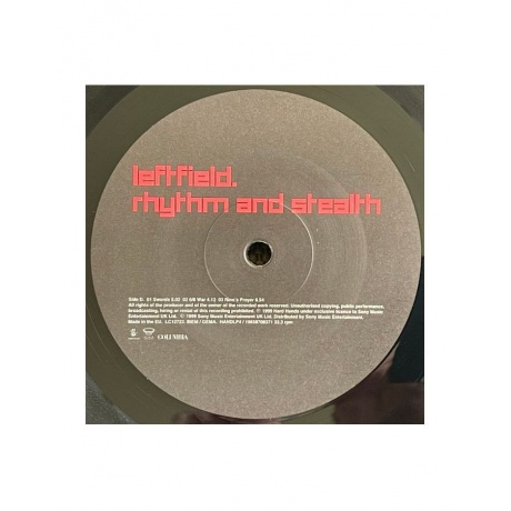 Виниловая пластинка Leftfield, Rhythm &amp; Stealth (0196587083717) - фото 5